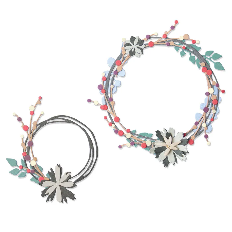 sizzix-thinlits-winter-garland-stanzschablonen-11-teilig-girlande image 1