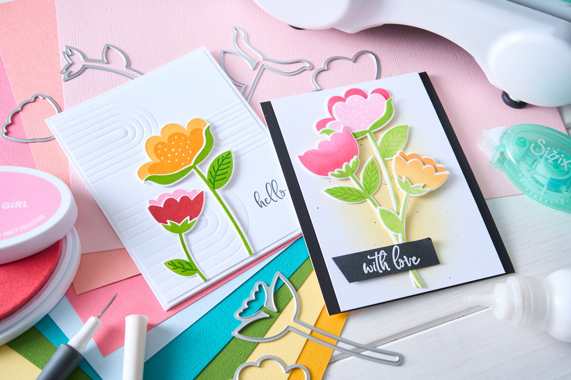 sizzix-thinlits-whimsy-blooms-2-catherine-pooler-19tlg image 4