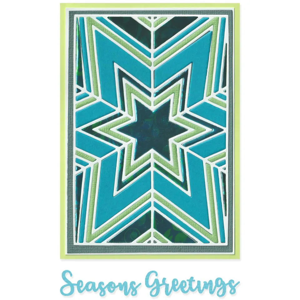 sizzix-thinlits-cosmopolitan-star-bright-stanzen-5er-weihnachten image 1