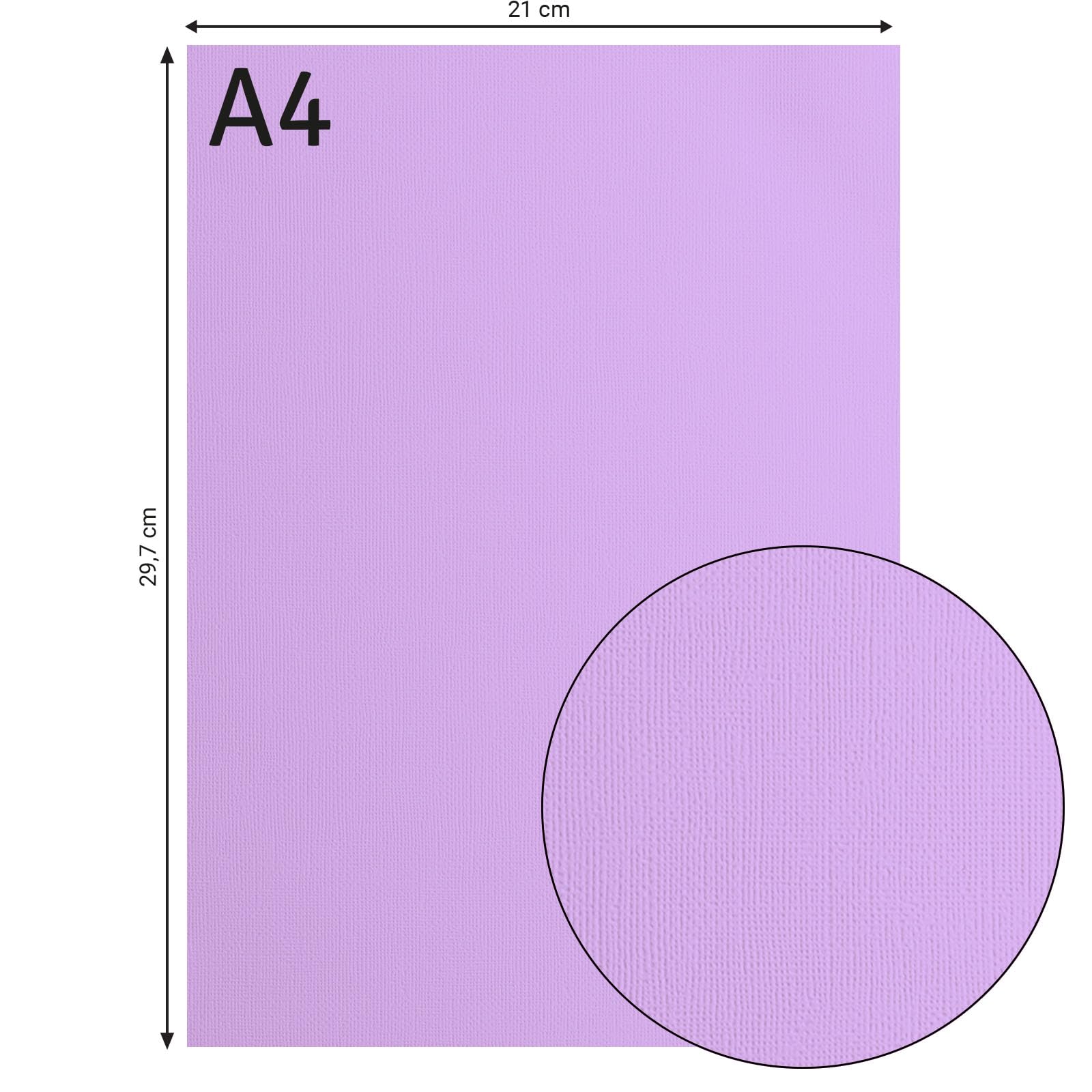 vaessen-creative-florence-tonkarton-a4-hyacinth-lila-25-blatt-216-g image 3