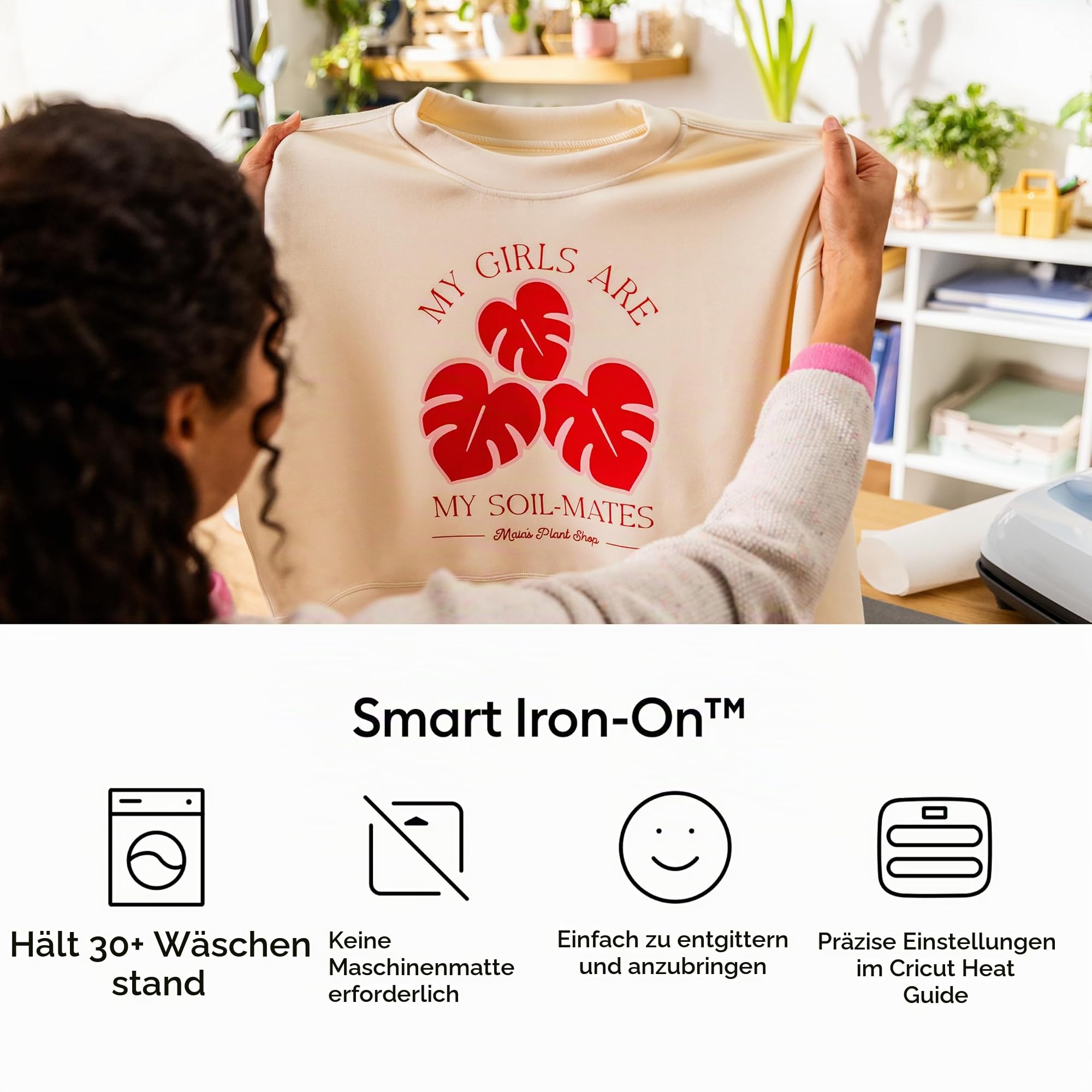 cricut-joy-xtra-smart-iron-on-flexfolie-rot-1-2-m-waschfest image 2