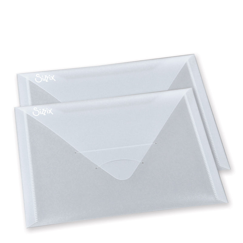 sizzix-plastic-envelopes-aufbewahrungsh-llen-2er-6-25x9-zoll image 1