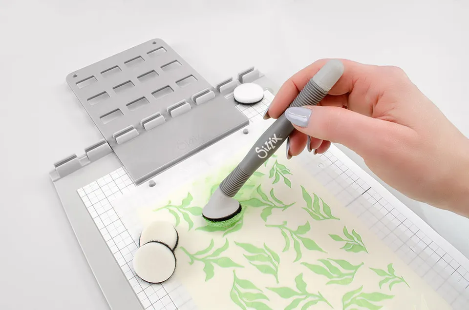 sizzix-studio-blending-tool-set-wischwerkzeug-grau-7-tlg image 1