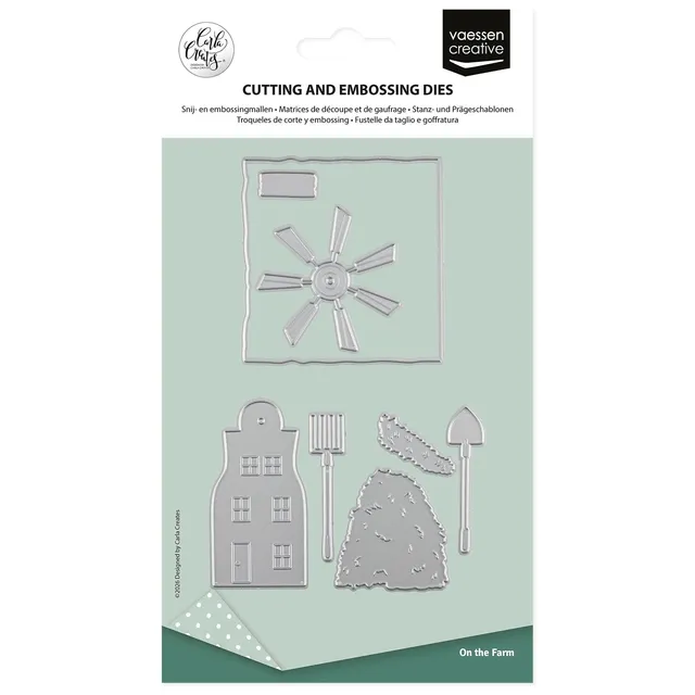 vaessen-creative-cut-easy-stanzschablonen-bauernhof-8-st-m-hle image 1