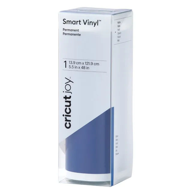 cricut-joy-smart-vinyl-blau-matt-1-2m-permanent-klebefolie image 1