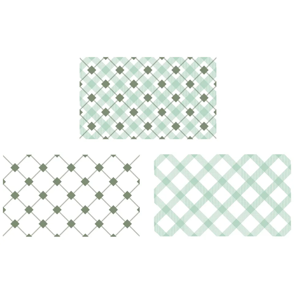 sizzix-clear-stamps-tartan-49-and-market-stempel-2tlg-karo image 1