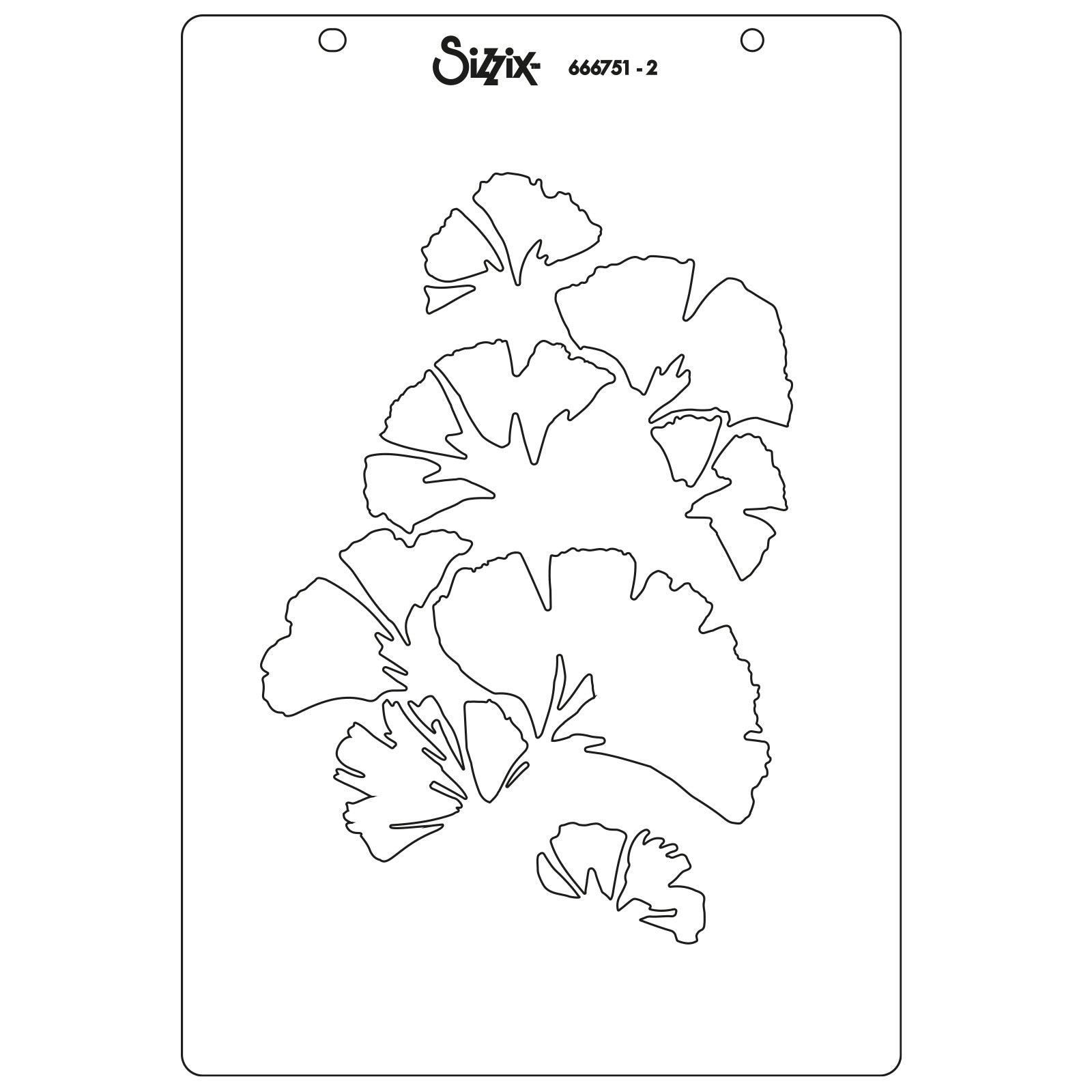 sizzix-a5-stencil-cosmopolitan-schablone-2er-floral-stacey-park image 3
