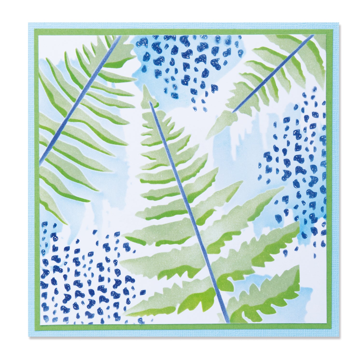 sizzix-layered-stencils-farn-schablonen-set-4-tlg-botanisch image 1