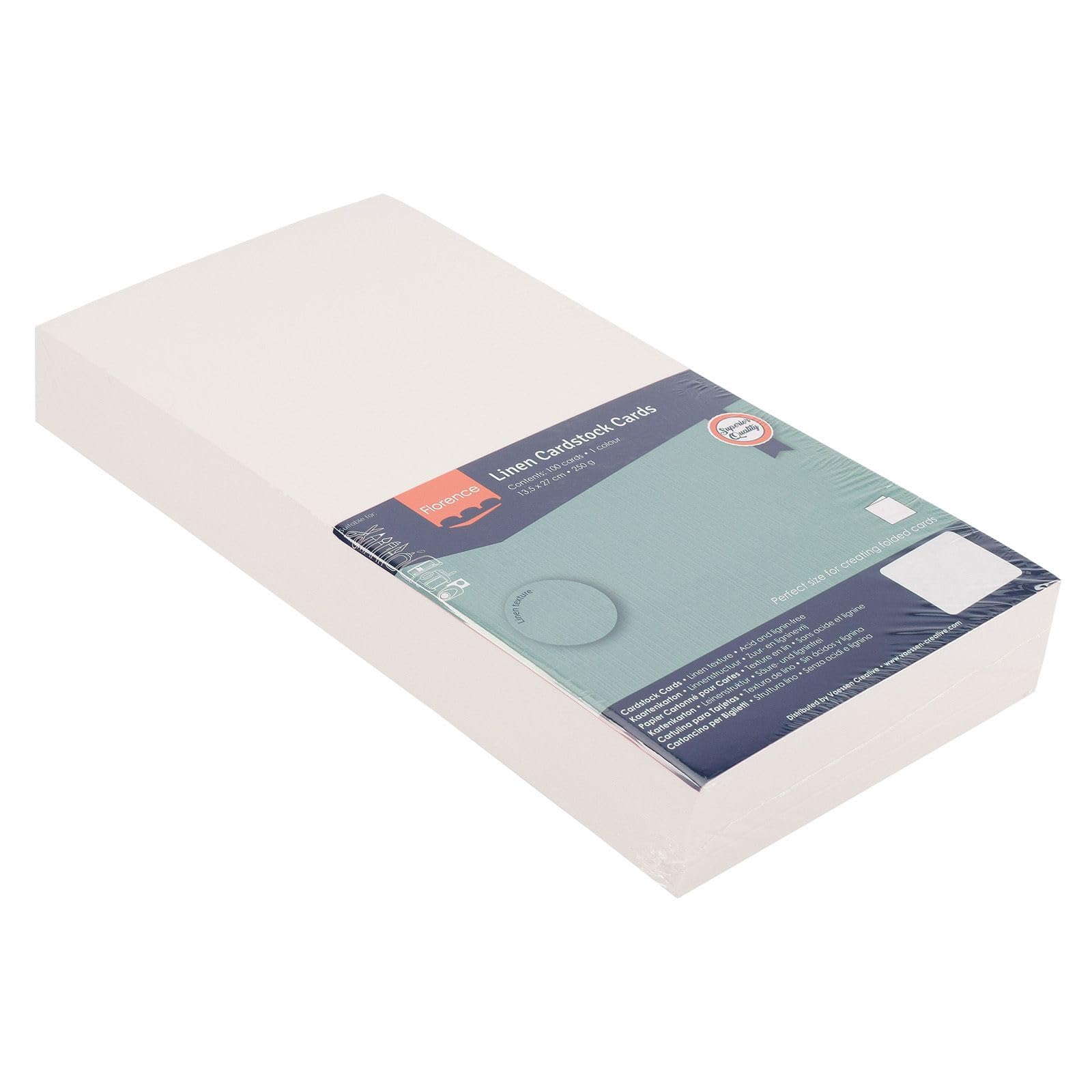vaessen-creative-florence-tonkarton-leinen-off-white-100-blatt image 3