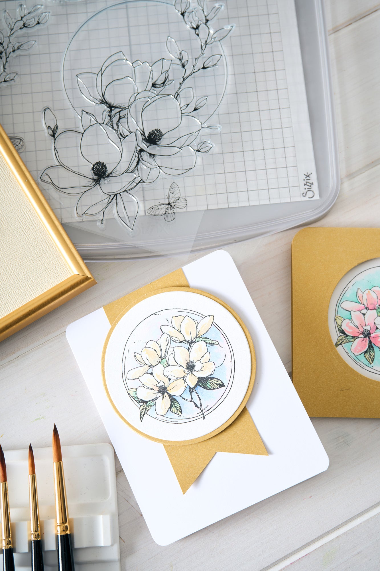 sizzix-studio-stempelset-7tlg-magnolia-willow-wolfe-blume image 3