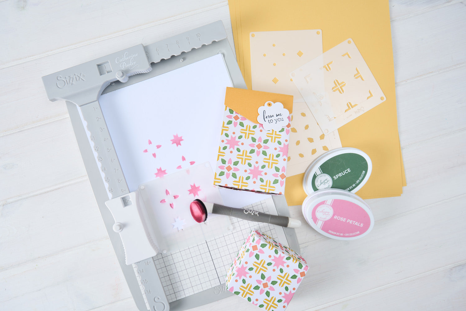 sizzix-layered-patchwork-tile-mini-schablonen-4-tlg image 3