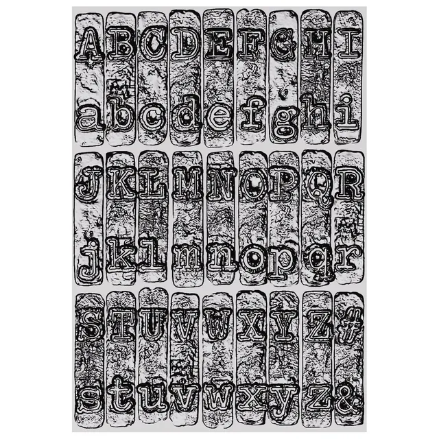 sizzix-3-d-texture-fades-typewriter-large-pr-gefolder-a5-3d image 1
