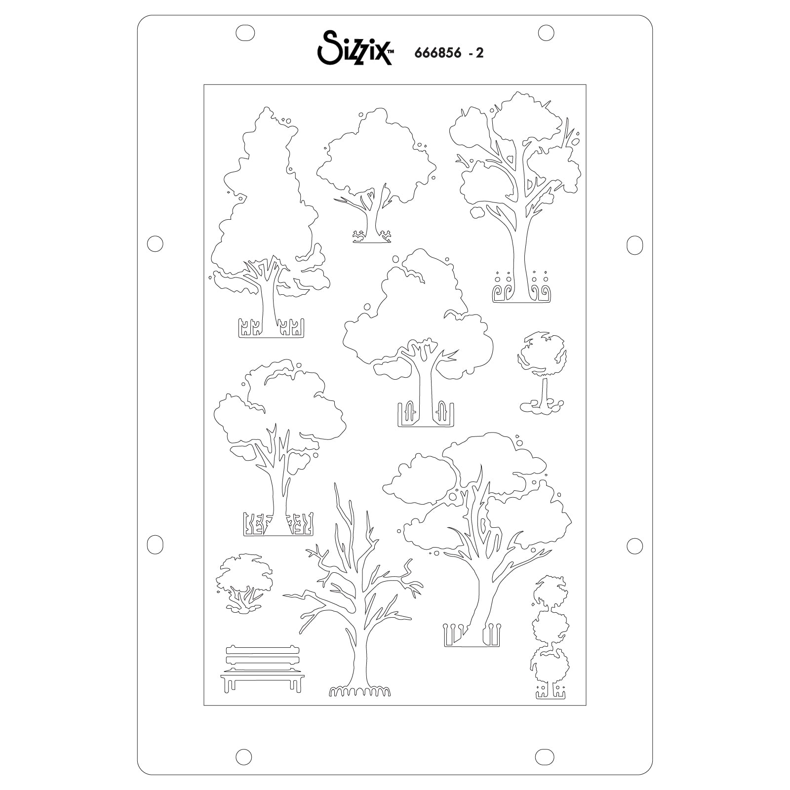 sizzix-studio-city-life-clear-stamps-20-tlg-schablonen-3-tlg-stadt image 7
