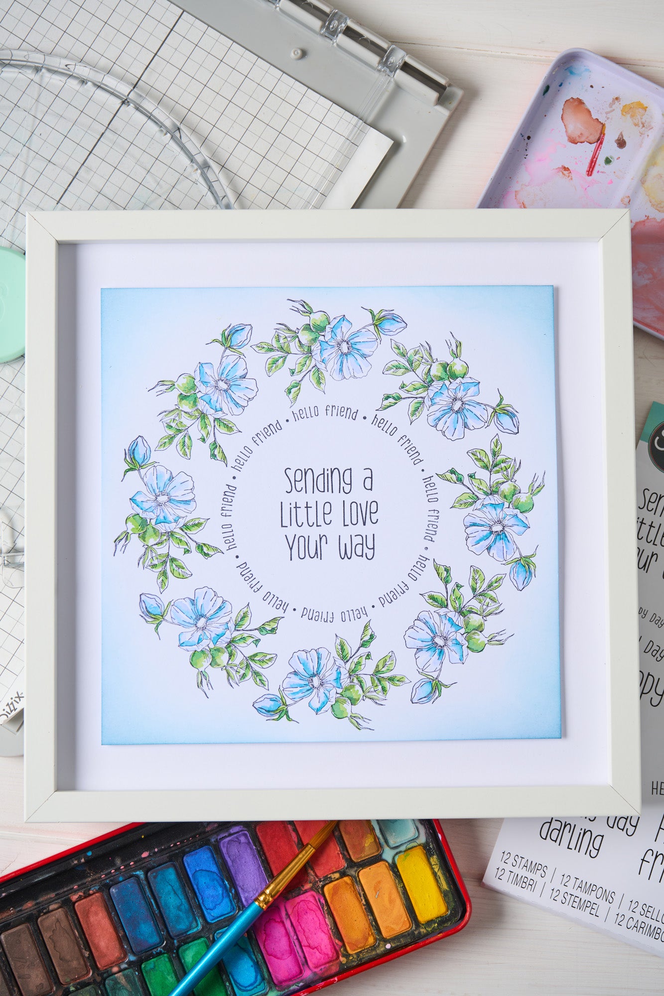 sizzix-clear-stamps-wildflower-botanicals-stempelset-13tlg image 4