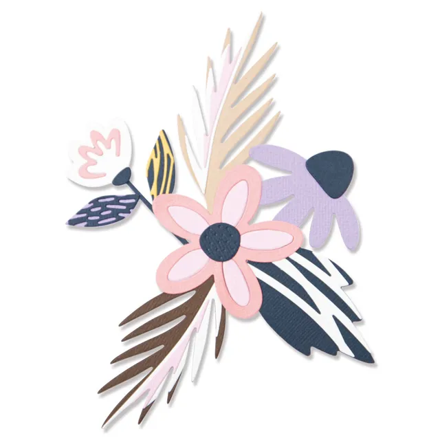 sizzix-thinlits-bohemian-florals-stanzform-12tlg-blumen image 1