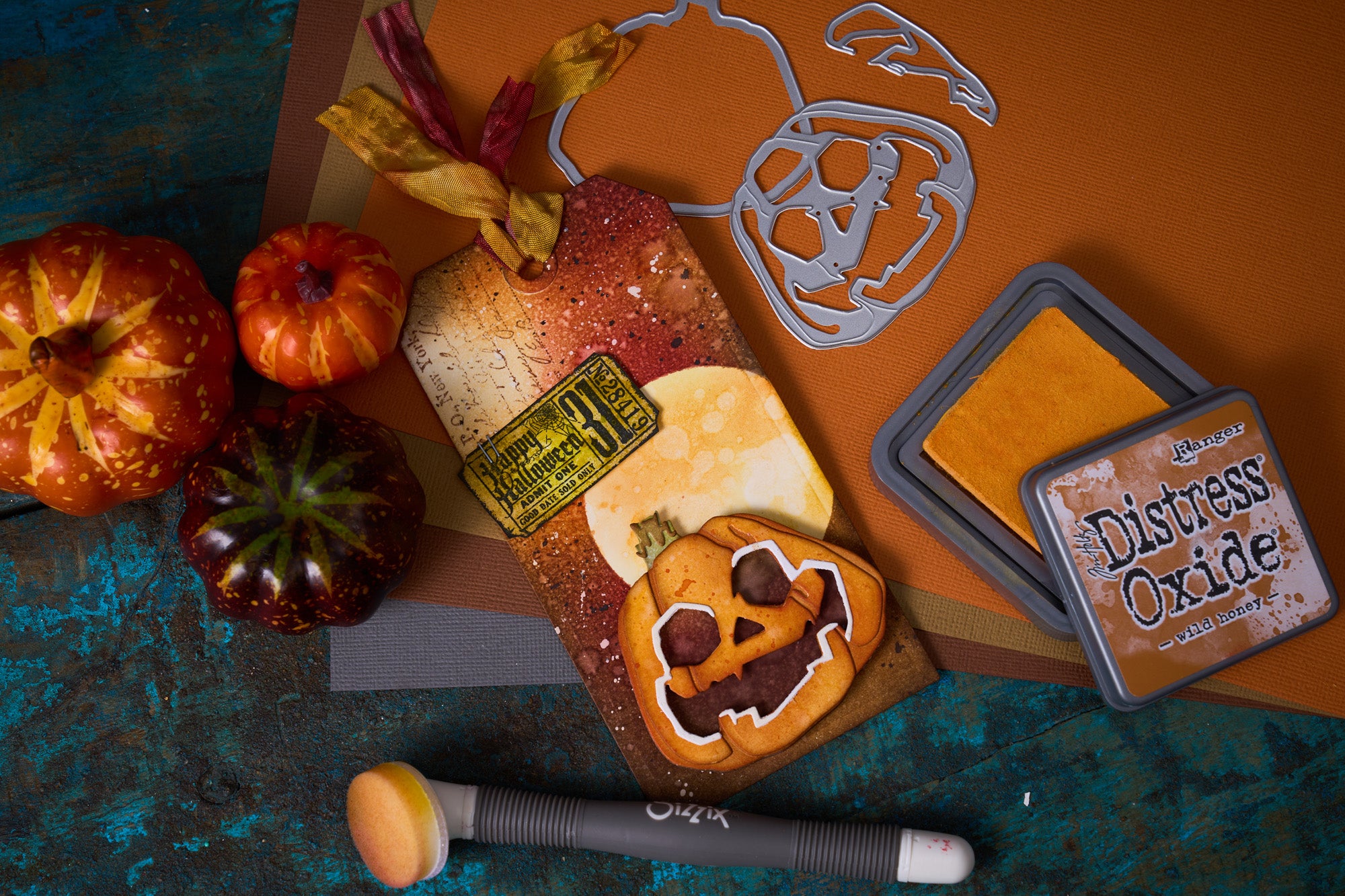 sizzix-thinlits-jack-o-lantern-stanzschablone-10tlg-halloween image 3