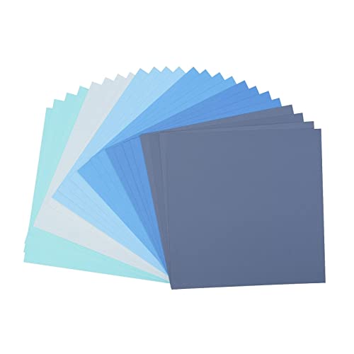 vaessen-creative-florence-scrapbook-papier-blau-24-blatt-216-g image 6