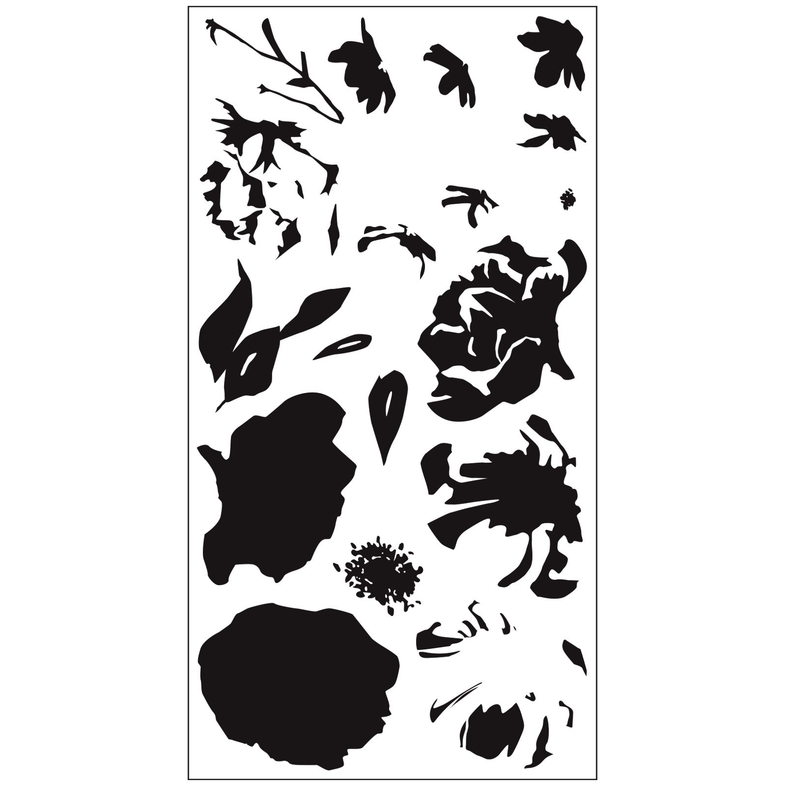 sizzix-layered-stamps-watercolor-bouquet-stempel-13tlg-blumen image 2