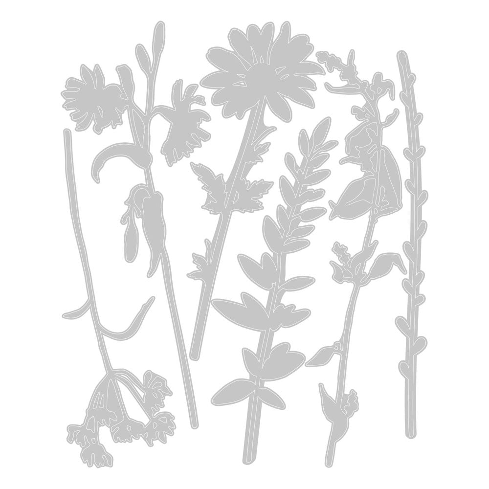 sizzix-thinlits-vault-wildflowers-stanzschablonen-6-tlg image 2