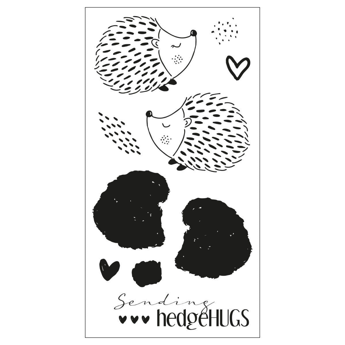 sizzix-layered-stamps-hedgehugs-clear-stamps-10-tlg-igel image 2