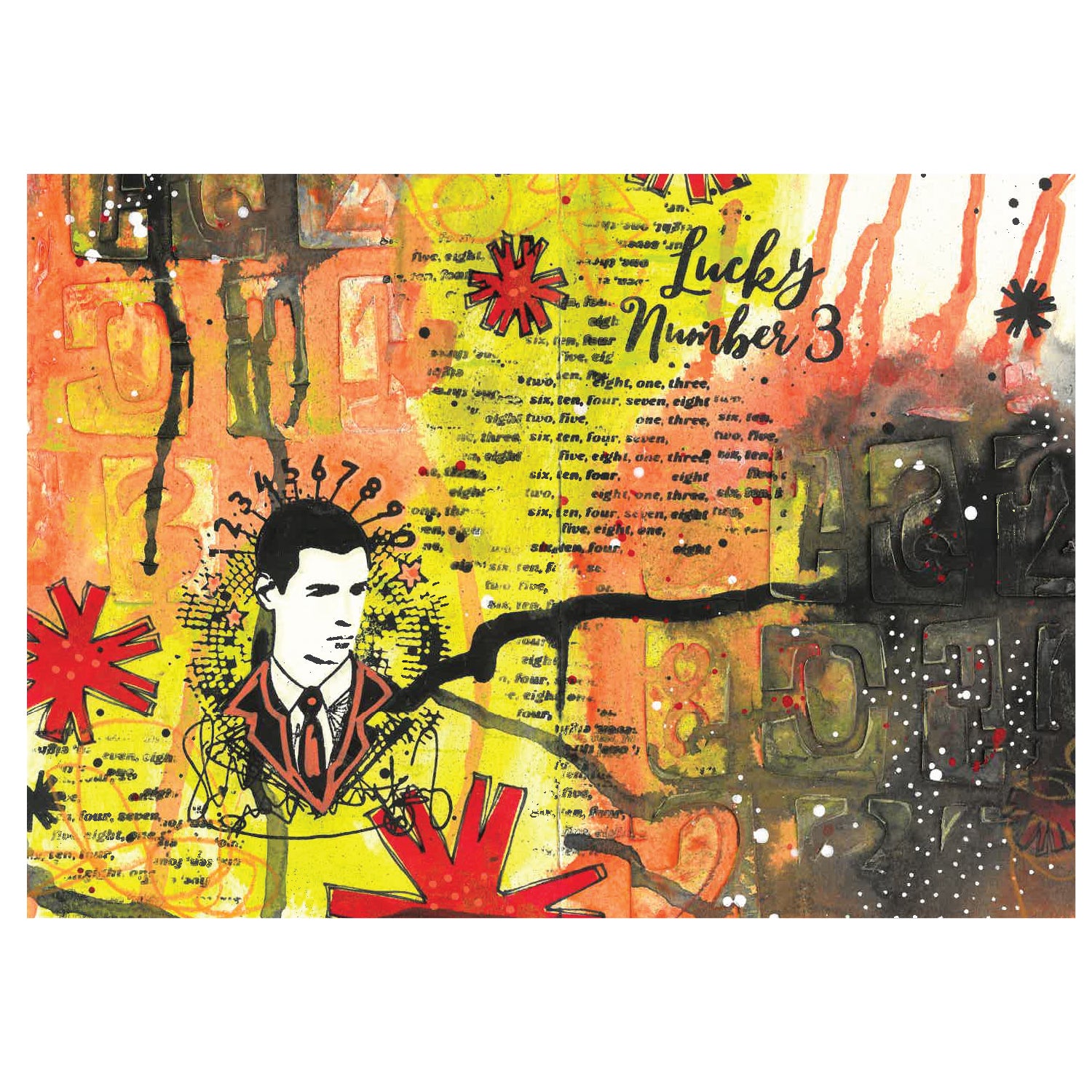 sizzix-studio-strength-in-numbers-stempel-11tlg-schablonen image 1