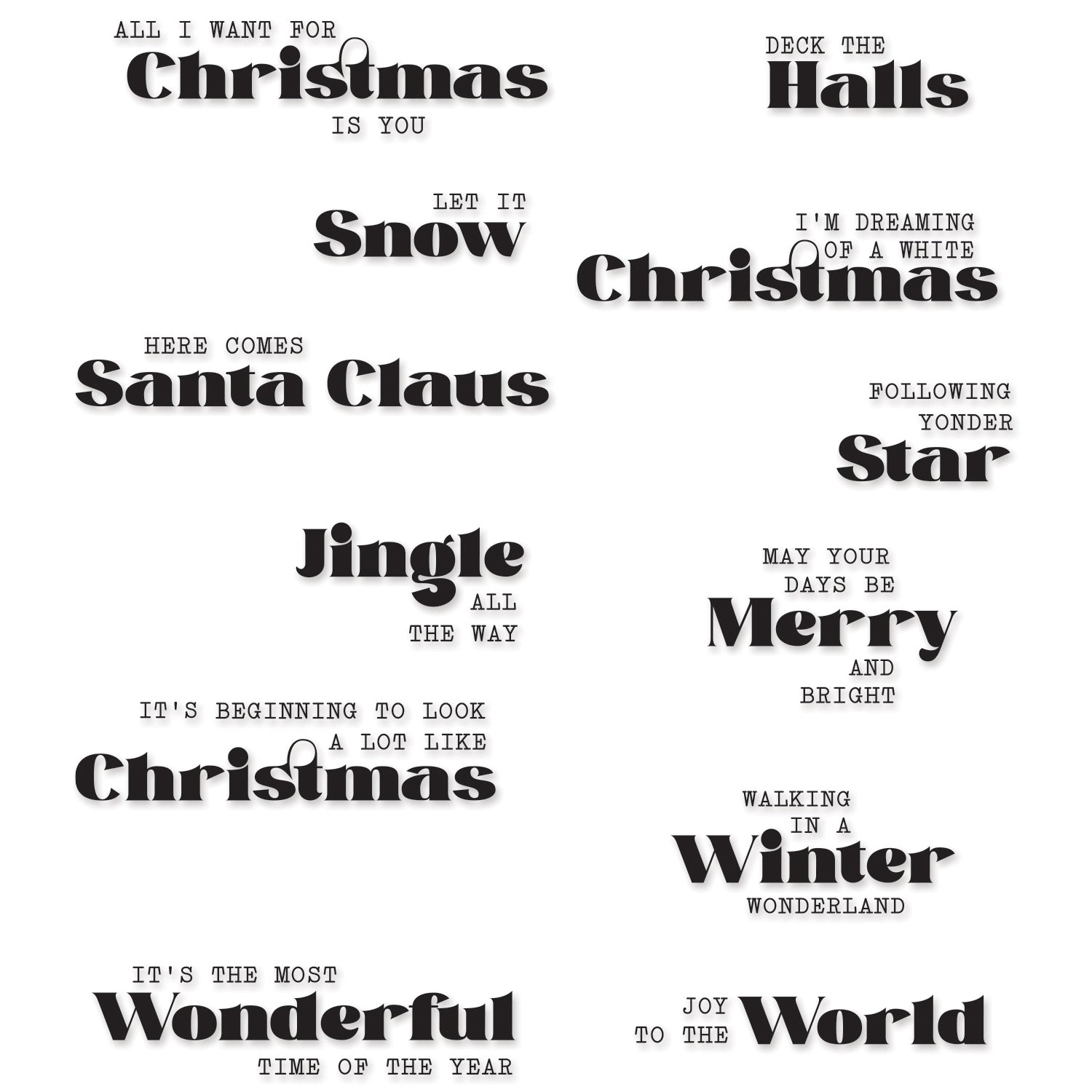 sizzix-clear-stamps-seasonal-vibes-2-stempel-12er-weihn image 1