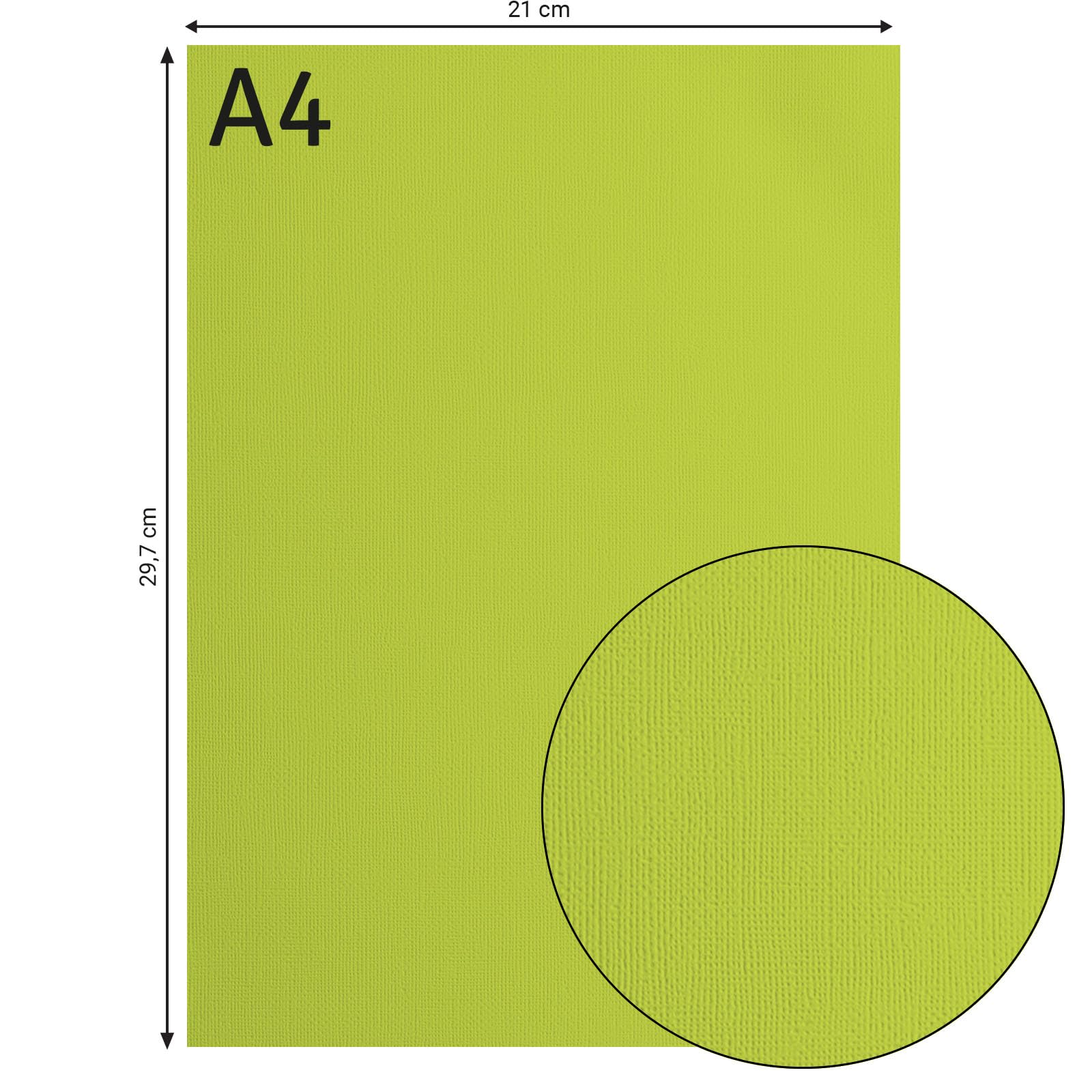 vaessen-creative-florence-tonkarton-a4-lime-gr-n-25-blatt-216-g image 3