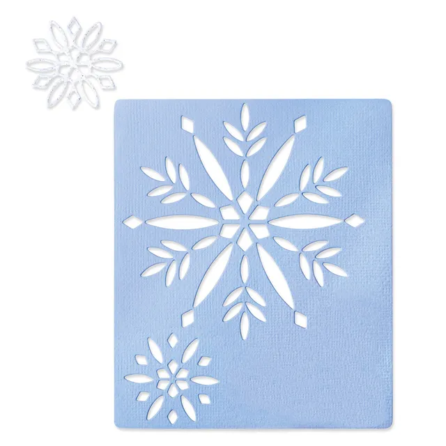 sizzix-thinlits-cut-out-snowflakes-stanzschablonen-2er-set-schneeflocken image 1
