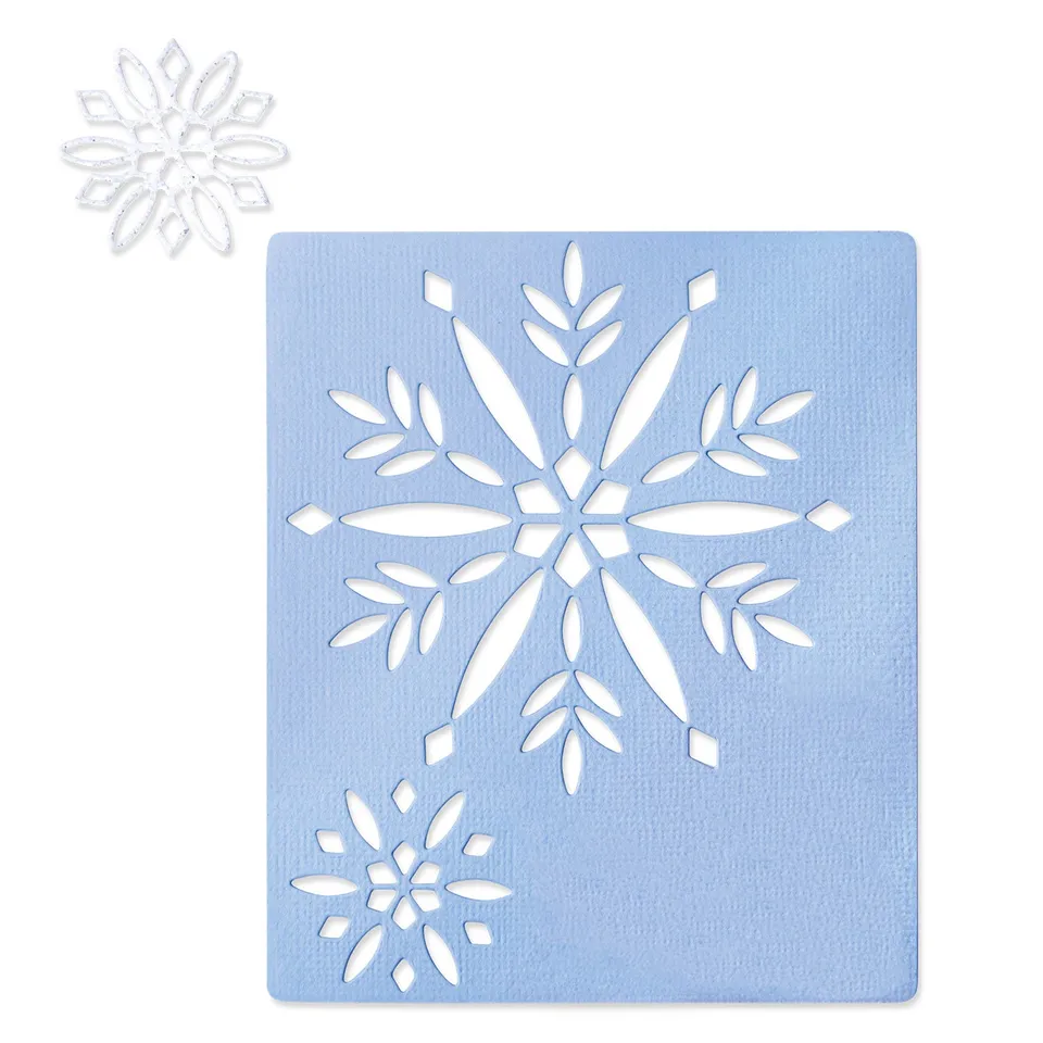 sizzix-thinlits-cut-out-snowflakes-stanzschablonen-2er-set-schneeflocken image 1