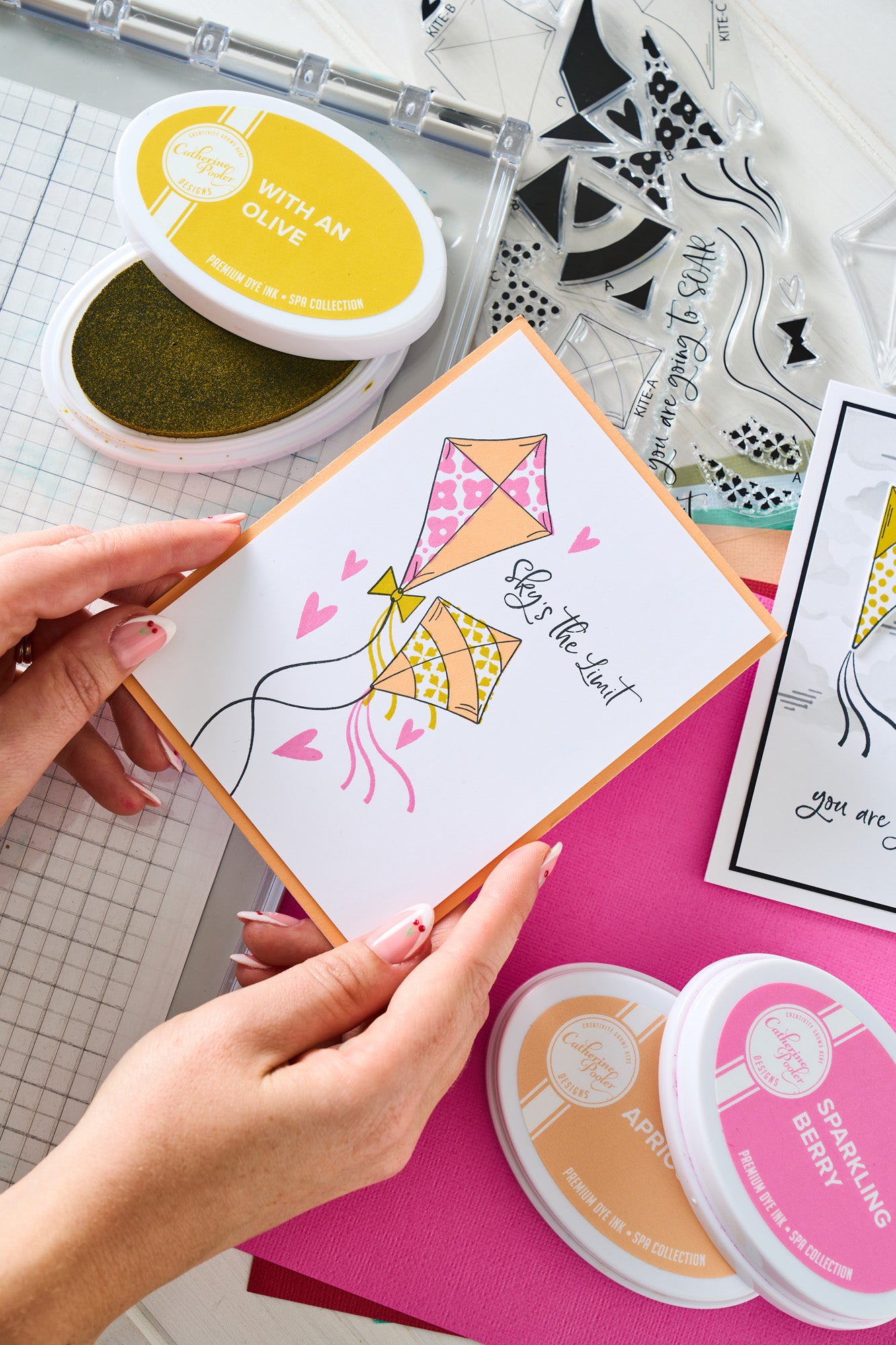 sizzix-clear-stamps-skys-the-limit-stempelset-21tlg-drachen image 6