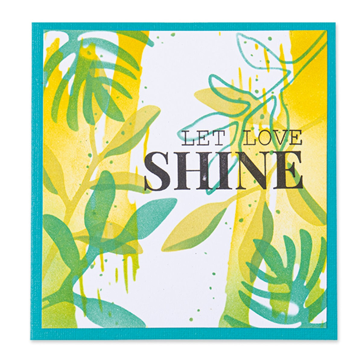 sizzix-layered-stencils-watercolor-leaves-schablonen-4er-bl-tter image 1