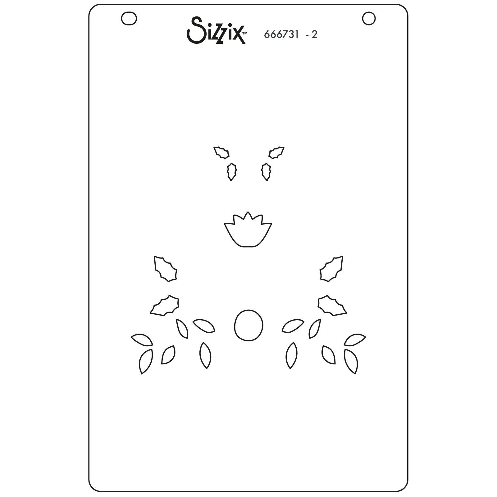 sizzix-folk-tree-layered-stencils-a6-schablonen-4-teilig image 3