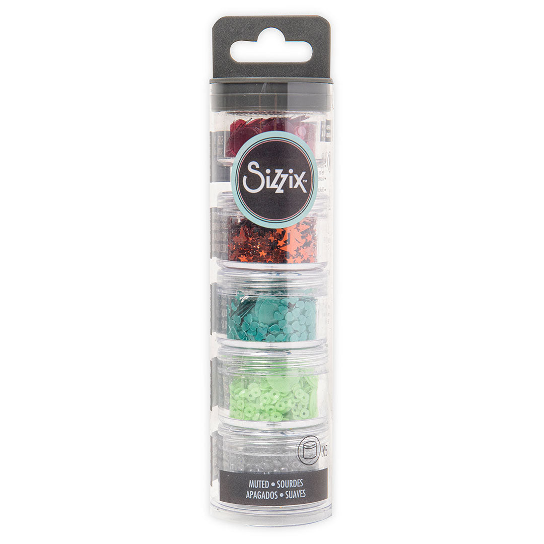 sizzix-effectz-pailletten-perlen-muted-5x5g-streudeko image 1