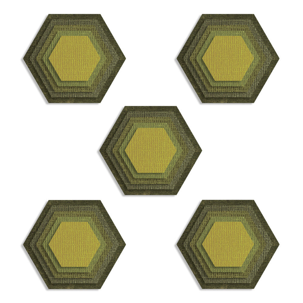 sizzix-thinlits-stacked-tiles-hexagons-stanzschablonen-25tlg-tim-holtz image 1
