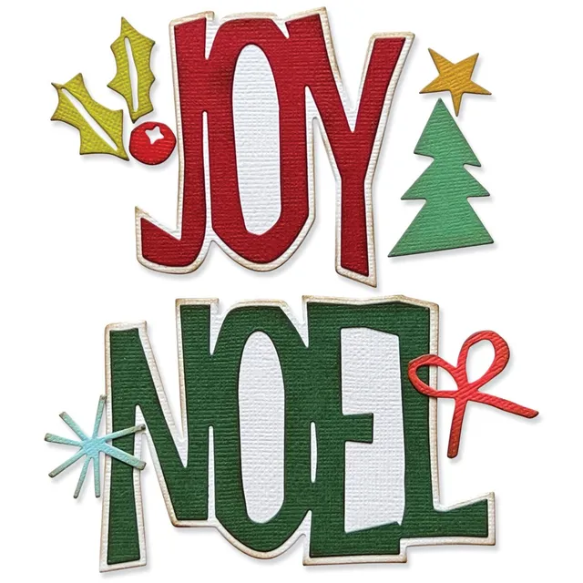 sizzix-thinlits-big-tidings-tim-holtz-stanzform-11tlg-weihnachten image 1