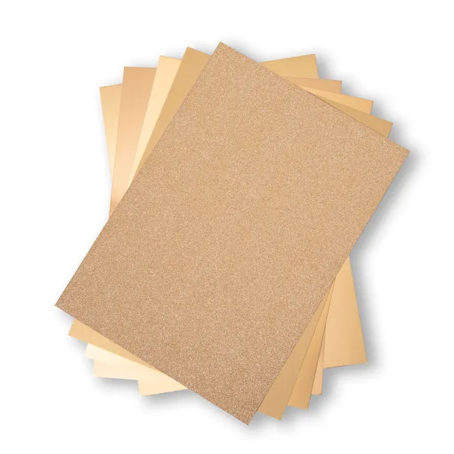 sizzix-surfacez-opulent-cardstock-gold-50-blatt-metallic image 1