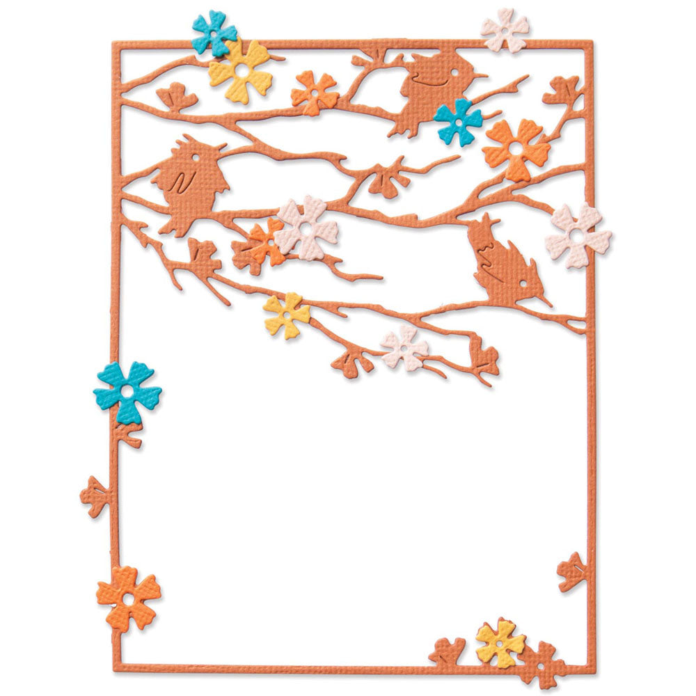 sizzix-thinlits-woodland-cardfront-stanzen-2tlg-v-gel-blumen image 1