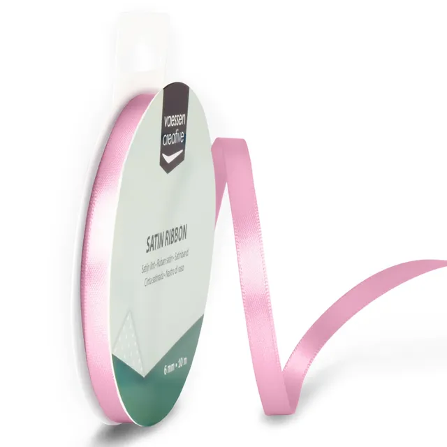 vaessen-creative-florence-satinband-hellpink-6-mm-10-m-deko image 1