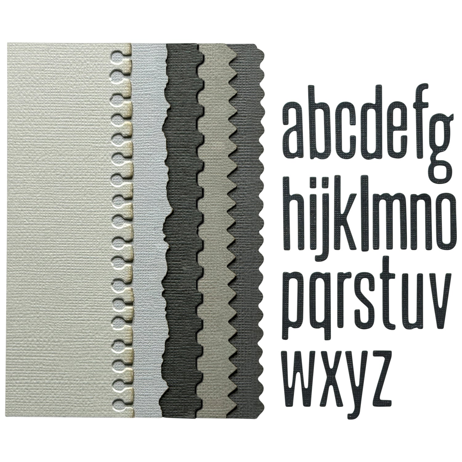 sizzix-thinlits-vault-edges-stanzschablonen-31-tlg-alphabet-kanten image 1