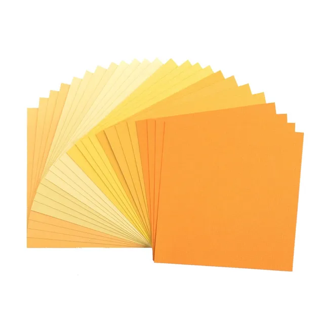 vaessen-creative-florence-scrapbook-papier-gelb-15x15-24-blatt image 1