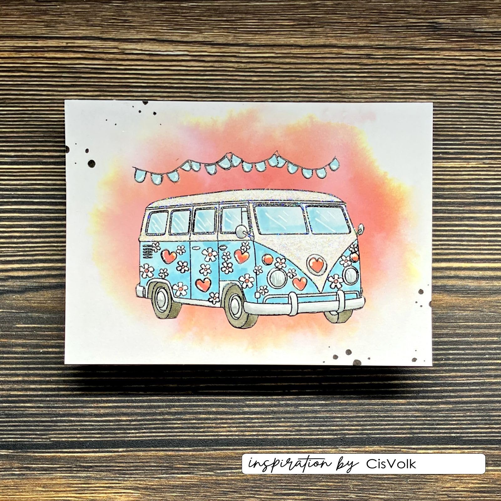 vaessen-creative-cut-easy-silikonstempel-hippie-bus-18-st-ck-set image 4