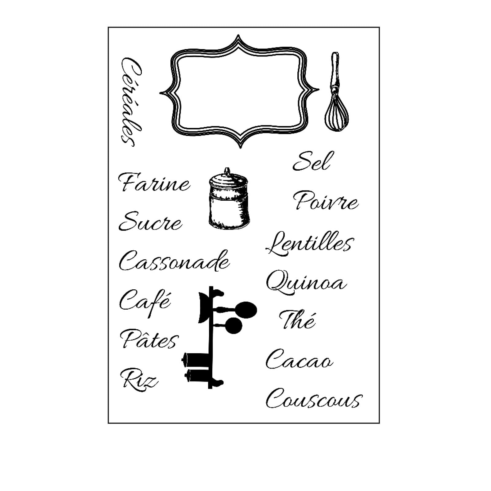 vaessen-creative-my-closet-stempel-a5-transparent image 1