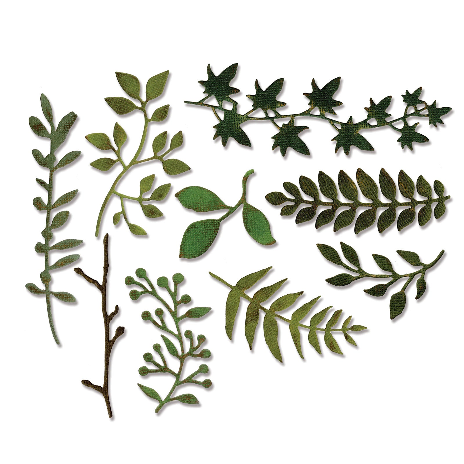 sizzix-thinlits-garden-greens-stanzset-bl-tter-9tlg-holtz image 1