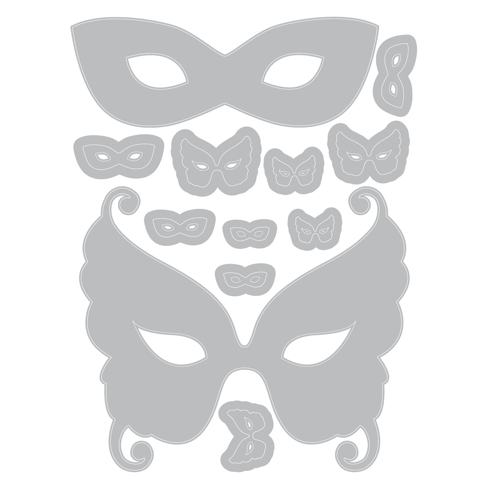 sizzix-thinlits-masquerade-stanzformen-12tlg-tim-holtz image 3