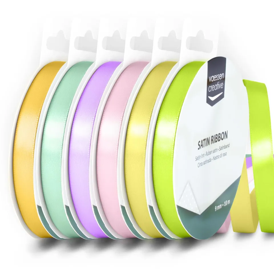 vaessen-creative-florence-satinband-9mm-10m-6-st-ck-bunt image 1