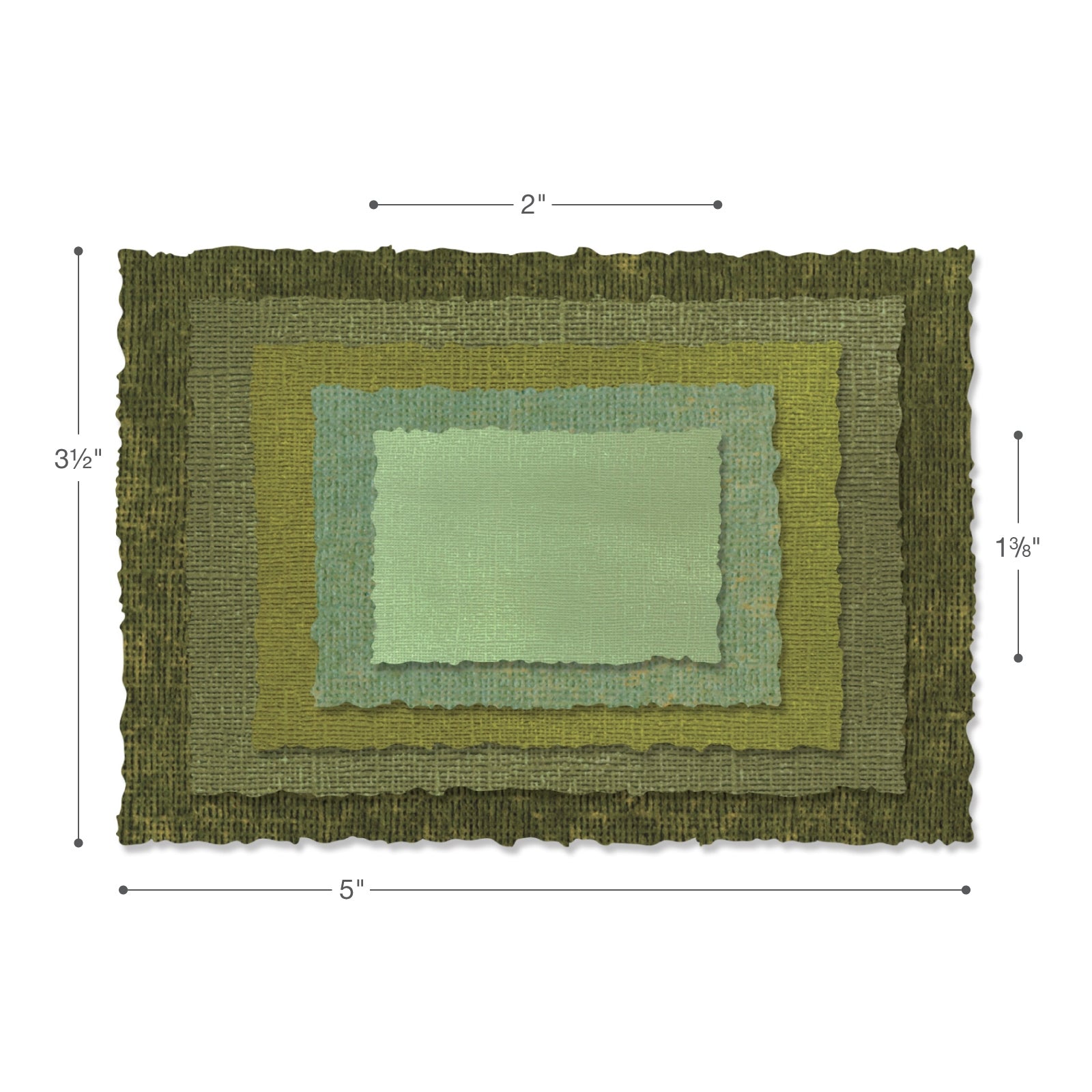 sizzix-thinlits-stacked-deckle-stanzschablone-5tlg-tim-holtz image 2