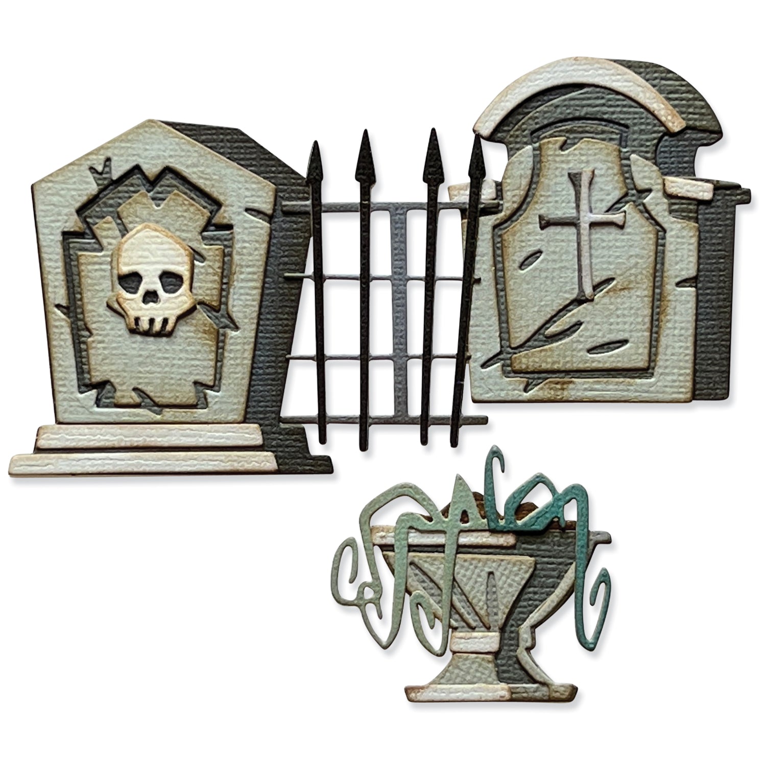 sizzix-thinlits-graveyard-colorize-tim-holtz-stanzformen-22tlg image 1