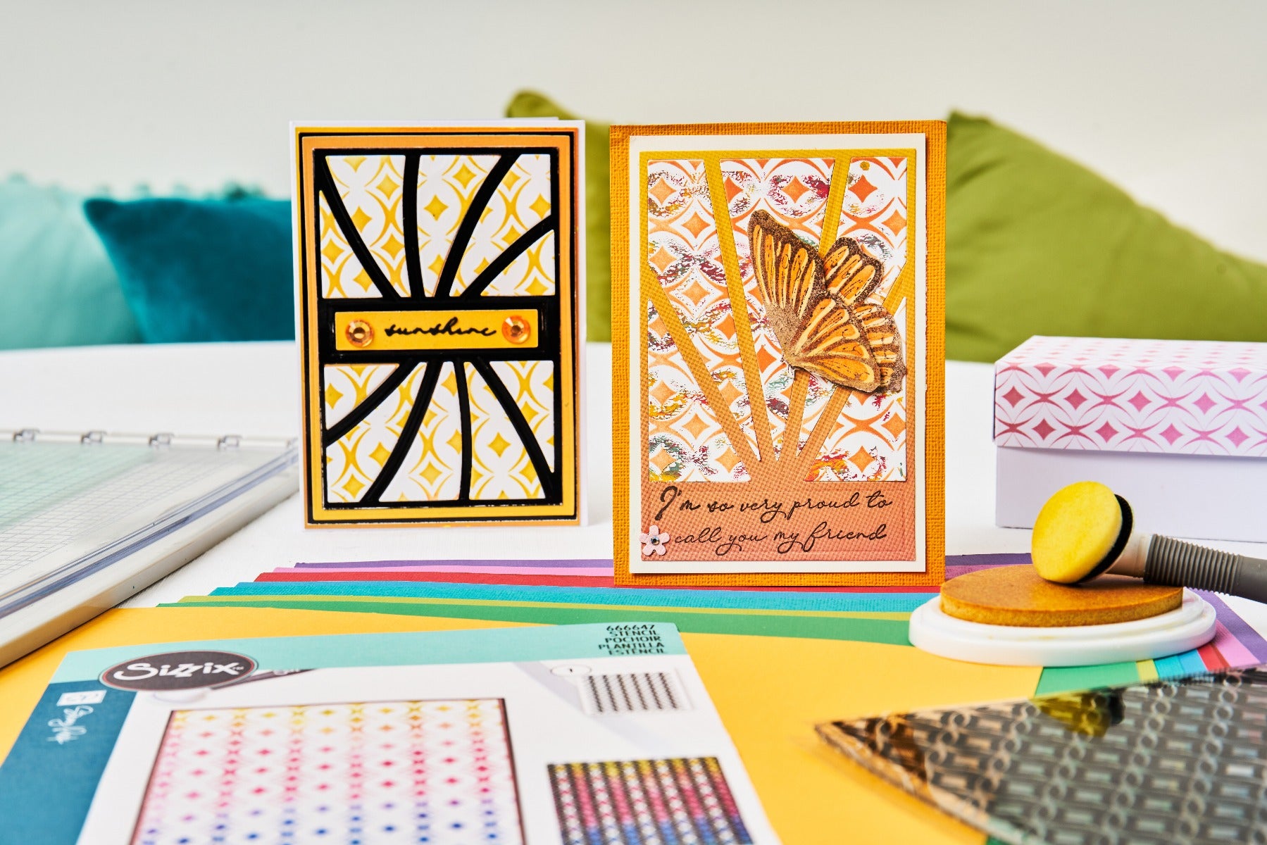 sizzix-a5-cosmopolitan-uptown-adornment-schablone-muster image 7