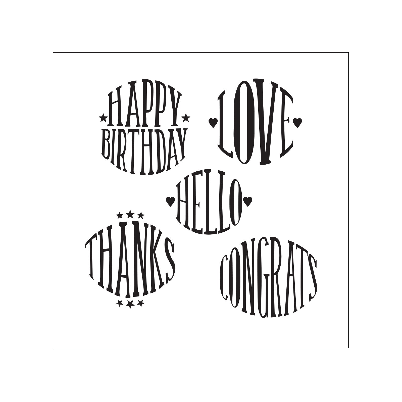 sizzix-framelits-circle-sentiments-stanzschablonen-10tlg-mit-stempel image 3