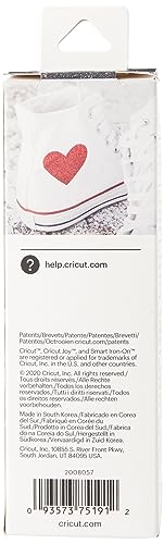cricut-joy-smart-iron-on-glitzer-schwarz-13-9cm-x-48-2cm image 6